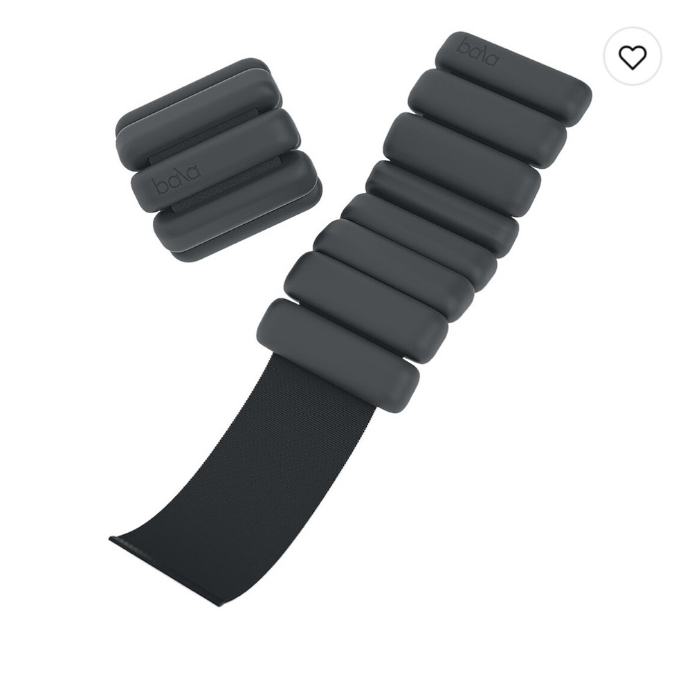 Bala Black Weighted Bangles 2lbs